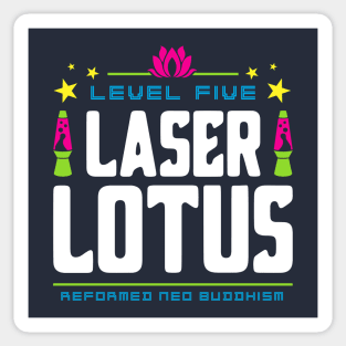 Laser Lotus Sticker